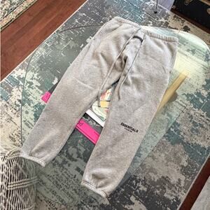 Essentials Fear of God Men's Grey Drawstring Sweatpants